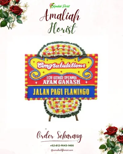 Bunga Papan Congratulation di Jongaya